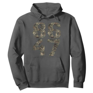 Retro 8647 Hoodie Vintage Camouflage Camo Skull TS10 Dark Heather Print Your Wear