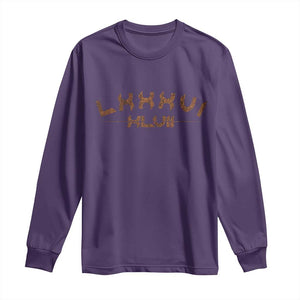 Retro 8647 Long Sleeve Shirt Roman Numerals LXXXVI XLVII 86 47 TS10 Purple Print Your Wear