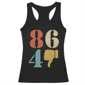 Retro 8647 Racerback Tank Top Classic Retro Vintage 80s Style TS10 Black Print Your Wear