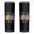 Retro 8647 Skinny Tumbler Foxtrots Delta Tangos Book Flower TS10 Black Print Your Wear