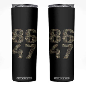 Retro 8647 Skinny Tumbler Vintage Camouflage Camo Skull TS10 Black Print Your Wear