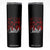 Retro 8647 Skinny Tumbler Vintage USA American Flag Skull TS10 Black Print Your Wear