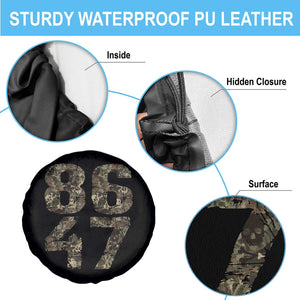Retro 8647 Spare Tire Cover Vintage Camouflage Camo Skull TS10 Print Your Wear