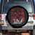 Retro 8647 Spare Tire Cover Vintage USA American Flag Skull TS10 No hole Black Print Your Wear