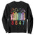 Retro 8647 Sweatshirt Equal Rights Book Flower Feminist Women Rights TS10 Black Print Your Wear