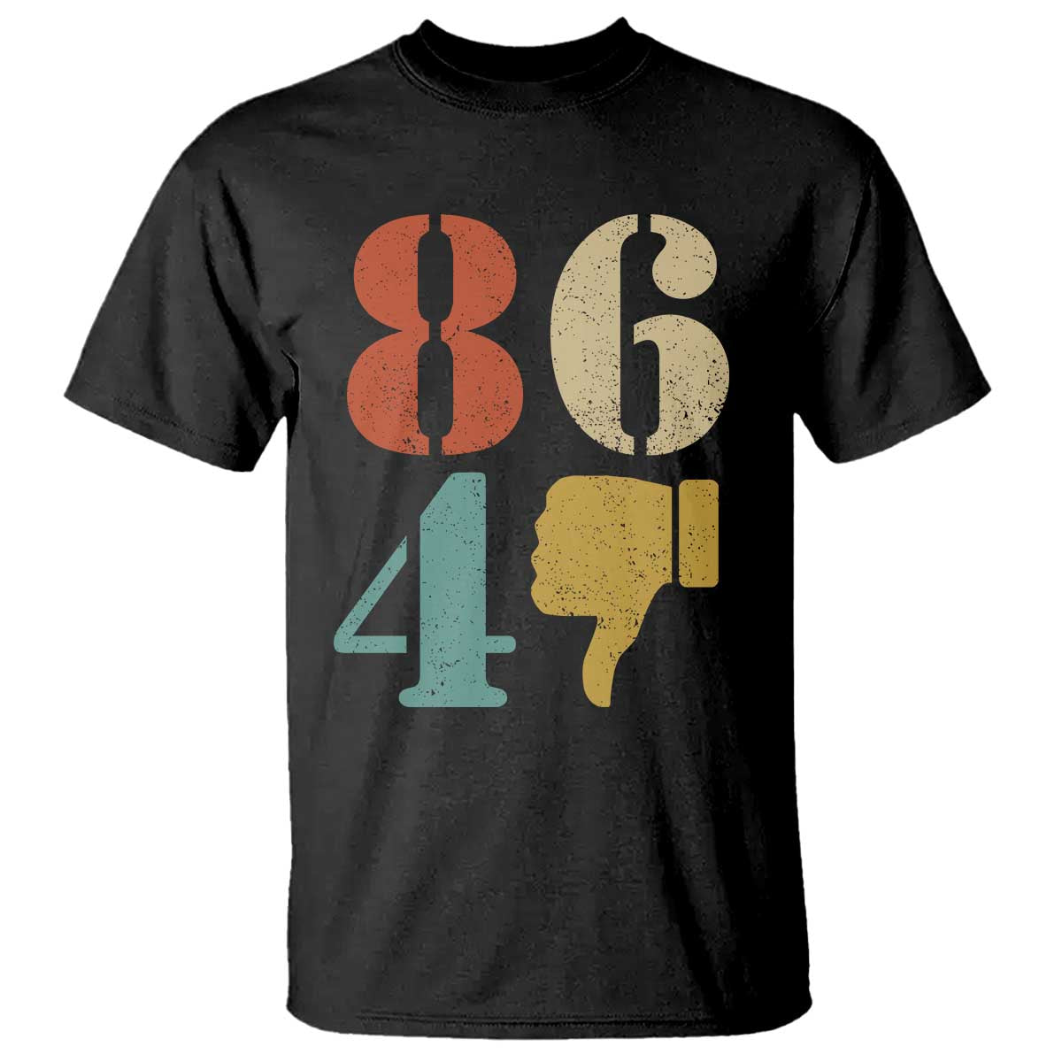 Retro 8647 T Shirt - Classic Retro Vintage 80s Style TS10 Black Print Your Wear
