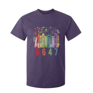 Retro 8647 T Shirt For Kid Equal Rights Book Flower Feminist Women Rights TS10 Purple Print Your Wear