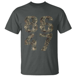 Retro 8647 T Shirt Vintage Camouflage Camo Skull TS10 Dark Heather Print Your Wear