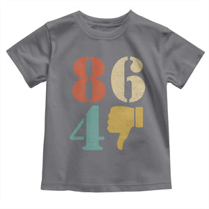 Retro 8647 Toddler T Shirt Classic Retro Vintage 80s Style TS10 Charcoal Print Your Wear