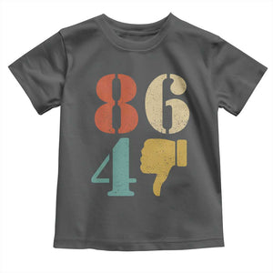 Retro 8647 Toddler T Shirt Classic Retro Vintage 80s Style TS10 Dark Heather Print Your Wear