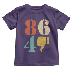 Retro 8647 Toddler T Shirt Classic Retro Vintage 80s Style TS10 Purple Print Your Wear