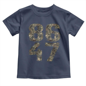 Retro 8647 Toddler T Shirt Vintage Camouflage Camo Skull TS10 Navy Print Your Wear