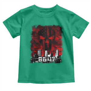 Retro 8647 Toddler T Shirt Vintage USA American Flag Skull TS10 Irish Green Print Your Wear