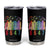 Retro 8647 Tumbler Cup Foxtrots Delta Tangos Book Flower TS10 Black Print Your Wear