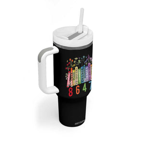 Retro 8647 Tumbler With Handle Equal Rights Book Flower Feminist Women Rights TS10 Print Your Wear