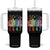 Retro 8647 Tumbler With Handle Equal Rights Book Flower Feminist Women Rights TS10 One Size: 40 oz Black Print Your Wear