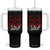 Retro 8647 Tumbler With Handle Vintage USA American Flag Skull TS10 One Size: 40 oz Black Print Your Wear