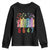 Retro 8647 Youth Sweatshirt Foxtrots Delta Tangos Book Flower TS10 Black Print Your Wear