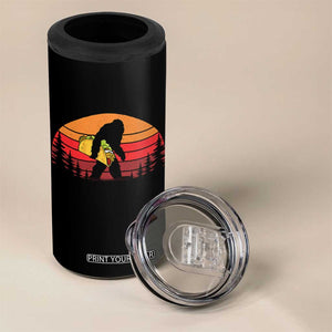 Retro Bigfoot Taco 4 in 1 Can Cooler Tumbler Funny Cinco de Mayo Sasquatch Lovers TS10 Print Your Wear