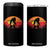 Retro Bigfoot Taco 4 in 1 Can Cooler Tumbler Funny Cinco de Mayo Sasquatch Lovers TS10 One Size: 16 oz Black Print Your Wear