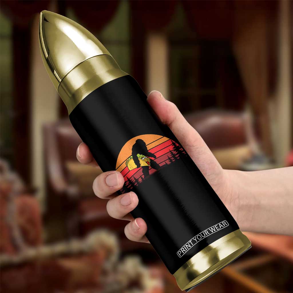 Retro Bigfoot Taco Bullet Tumbler Funny Cinco de Mayo Sasquatch Lovers TS10 Print Your Wear