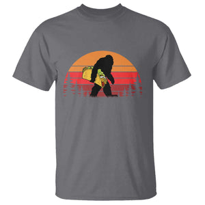 Retro Bigfoot Taco T Shirt Funny Cinco de Mayo Sasquatch Lovers TS10 Charcoal Print Your Wear
