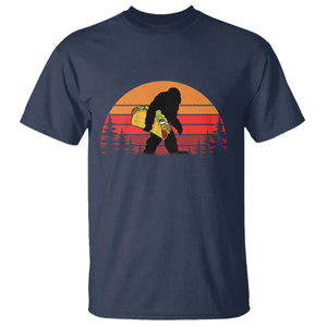 Retro Bigfoot Taco T Shirt Funny Cinco de Mayo Sasquatch Lovers TS10 Navy Print Your Wear