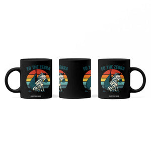 Retro Ed the Zebra Meme Coffee Mug Funny Viral Escape Animal Helicopter Rescue TS02 Print Your Wear