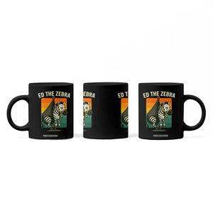 Retro Ed the Zebra Meme Coffee Mug Funny Viral Escape Animal TS02 Print Your Wear