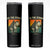 Retro Ed the Zebra Meme Skinny Tumbler Funny Viral Escape Animal TS02 Black Print Your Wear