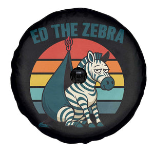 Retro Ed the Zebra Meme Spare Tire Cover Funny Viral Escape Animal Helicopter Rescue TS02 Print Your Wear