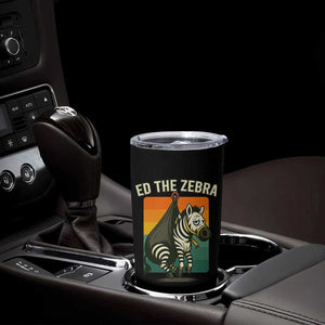 Retro Ed the Zebra Meme Tumbler Cup Funny Viral Escape Animal TS02 Print Your Wear