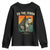 Retro Ed the Zebra Meme Youth Sweatshirt Funny Viral Escape Animal TS02 Black Print Your Wear