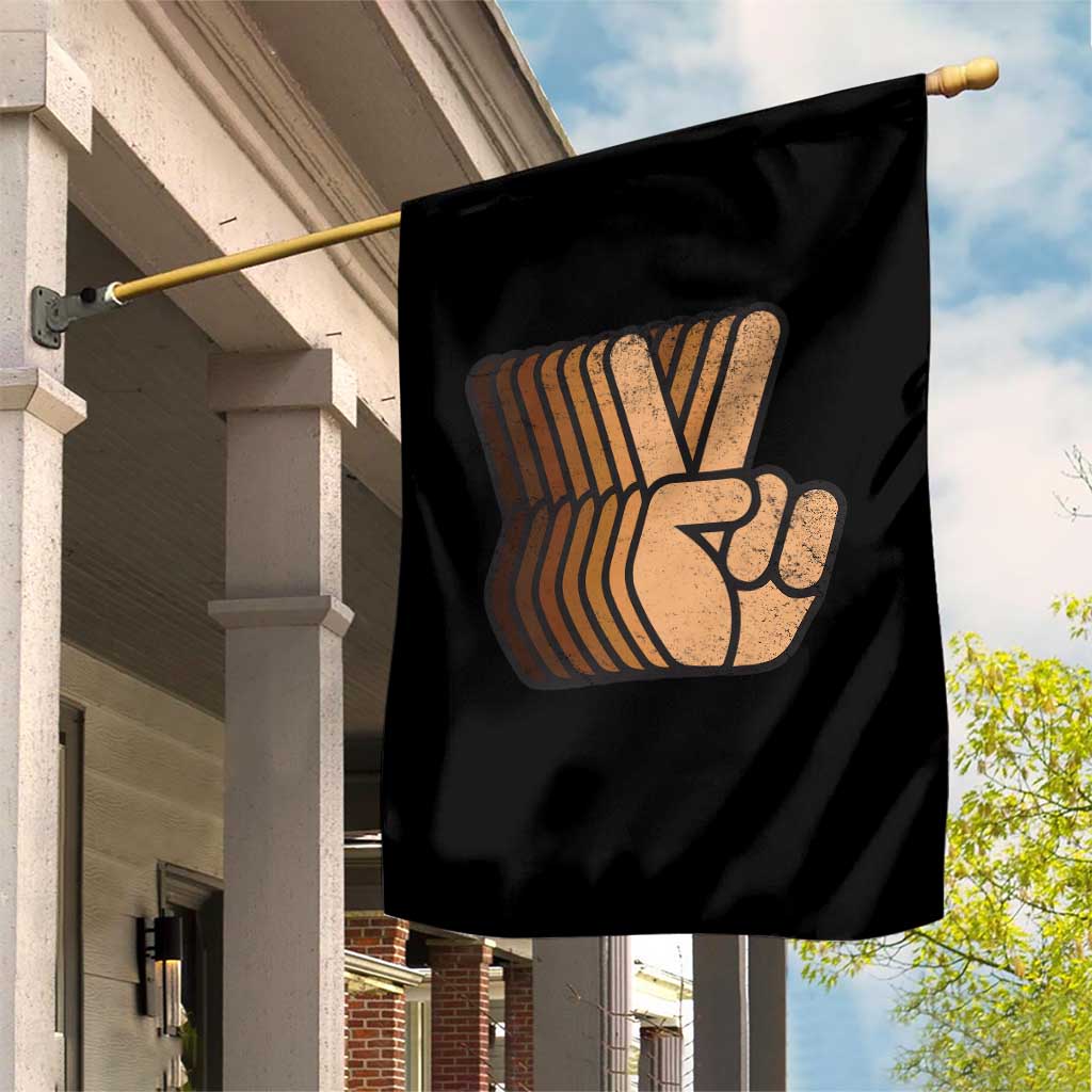 Retro Equality for All Garden Flag Peace Sign V Fingers Skin Tone Hands Vintage TS10 Print Your Wear