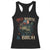 Retro Red White And Bruh Fishing Racerback Tank Top Funny Patriotic Bass 4th Of July TS02 Black Print Your Wear