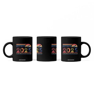 Retro Retired 2025 Coffee Mug Not My Problem Anymore TS10 Print Your Wear