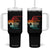 Retro Scout Law Values Tumbler With Handle Vintage Fleur-de-Lis TS02 One Size: 40 oz Black Print Your Wear