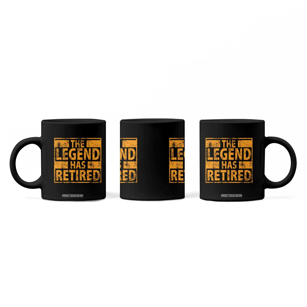 Retro The Legend Has Retired Coffee Mug Retirement Gifts TS10 Print Your Wear