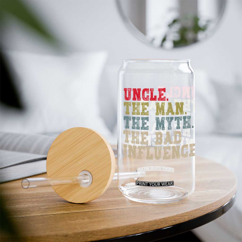 Retro Uncle Glass Can Best Funny Uncle Fathers Day TS10 Print Your Wear