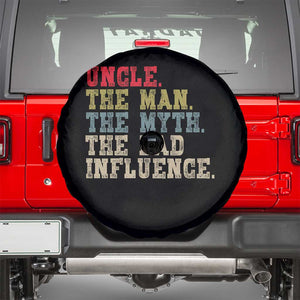Retro Uncle Spare Tire Cover Best Funny Uncle Fathers Day TS10 Black Print Your Wear