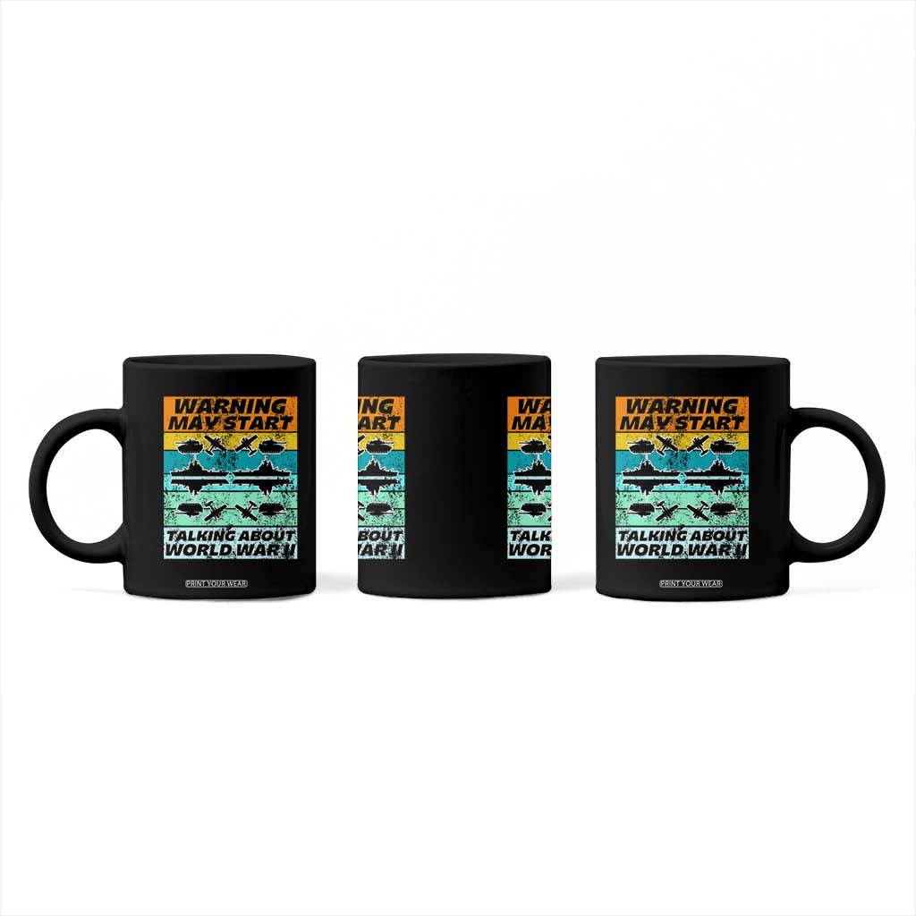 Retro World War 2 Memorabilia Coffee Mug May Start Talking About WWII WW2 Gear TS02 Print Your Wear