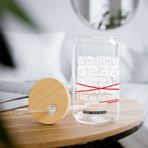 Retro World's Best Farter I Mean Father Glass Can Funny Best Dad TS10 Print Your Wear