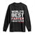 Retro World's Best Farter I Mean Father Long Sleeve Shirt Funny Best Dad TS10 Black Print Your Wear