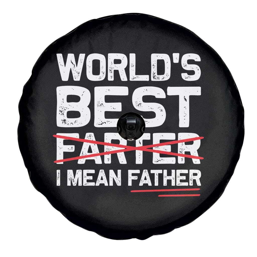 Retro World's Best Farter I Mean Father Spare Tire Cover Funny Best Dad TS10 Print Your Wear