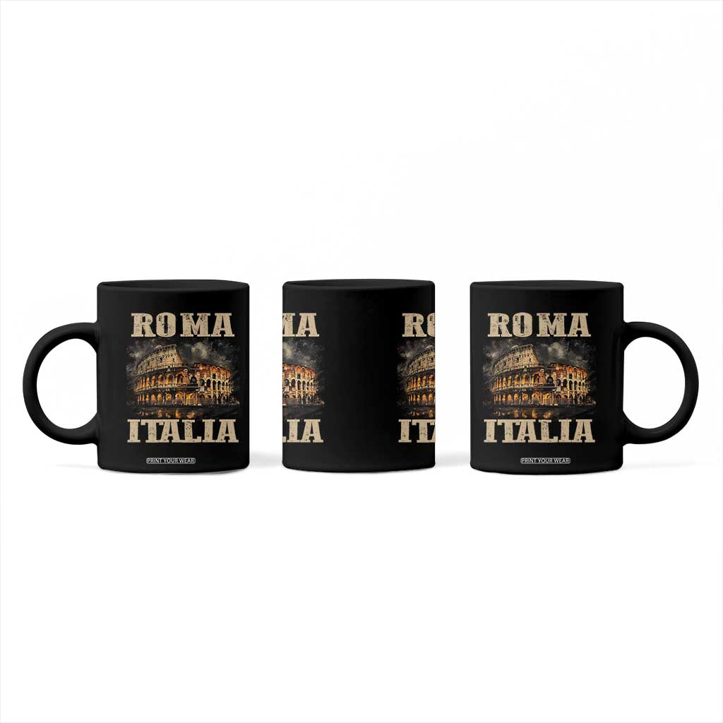 Roma Italia Colosseum Coffee Mug Vintage Italy Rome TS09 Print Your Wear