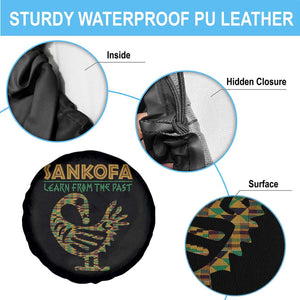 Sankofa Learn From The Past Spare Tire Cover African Bird Black History Akan Pattern TS11 Print Your Wear