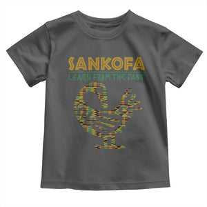 Sankofa Learn From The Past Toddler T Shirt African Bird Black History Akan Pattern TS11 Dark Heather Print Your Wear