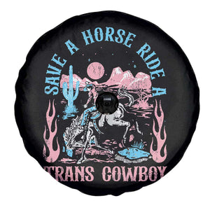 Save A Horse Ride A Trans Cowboy Spare Tire Cover Transgender Trans Pride LGBTQ TS10 Print Your Wear