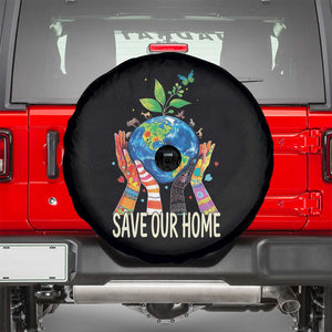 Save Our Home Animals Wildlife Conservation Earth Day Spare Tire Cover TS11 Black Print Your Wear