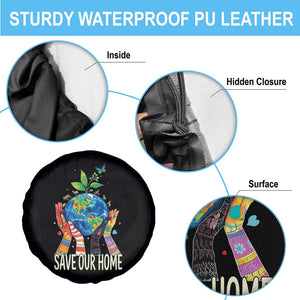 Save Our Home Animals Wildlife Conservation Earth Day Spare Tire Cover TS11 Print Your Wear
